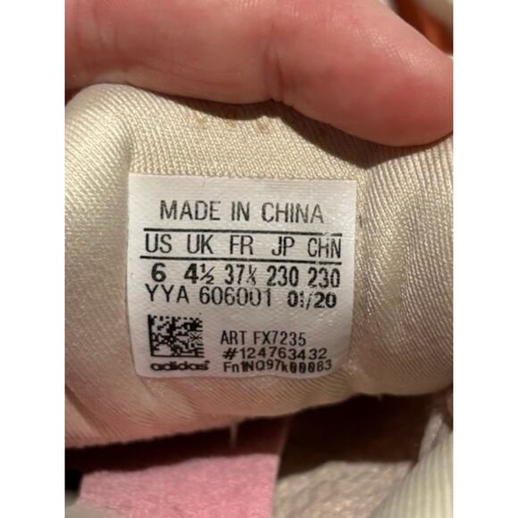 ADIDAS ULTRABOOST DNA W (LIEN BEIGE PINK ORANGE) SNEAKER SHOES SIZE 6 (FX7235) - Picture 5 of 10